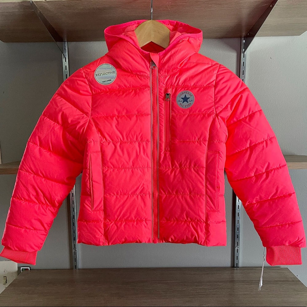 📦SOLD📦New! Girls Converse reflective puffer Size 6X